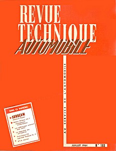 Livre : Sunbeam Alpine 1500 et 1600 - séries I et II - Revue Technique Automobile (RTA 183)