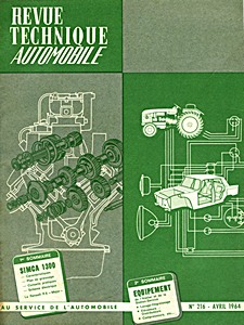 Boek: Simca 1300 - Revue Technique Automobile (RTA 216)