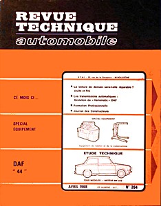 Boek: [RTA 264] DAF 44 - Tous modeles - 844 cm³