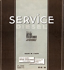 Livre : Moteurs Saviem-Renault Fulgur - 4 et 6 cylindres - Revue Technique Diesel (RTD 9)