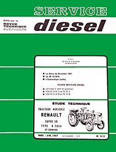 Boek: Renault Super 5 et Super 5 D - Type R7054 et dérivés - Revue Technique Diesel (RTD 24)