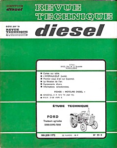 Boek: Ford 5000, 5095 et 7000 - Revue Technique Diesel (RTD 55)