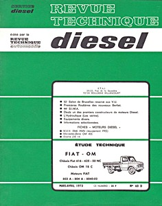 Livre : Fiat 616 et 625 / OM 50NC - Revue Technique Diesel (RTD 60)