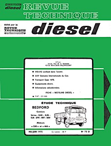 Livre : [RTD 73] Bedford TK - serie E - moteurs 330 et 466