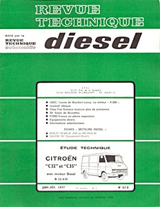 Boek: Citroën C32 et C35 - moteur Diesel 2.2 L - Revue Technique Diesel (RTD 83)