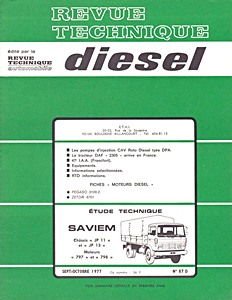 Livre : [RTD 87] Saviem JP 11 et JP 13 - moteurs 797 et 798