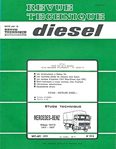 Boek: Mercedes-Benz châssis 1217 S, 1417 et 1617 - Revue Technique Diesel (RTD 99)