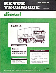 Boek: Scania L 110, LB 110, L 111 et LB 111 - porteurs et tracteurs - Revue Technique Diesel (RTD 106)