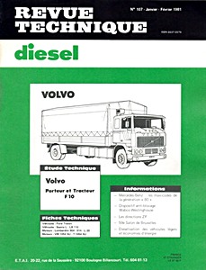 Livre : [RTD 107] Volvo F 10 - Porteur et tracteur - moteur TD100B