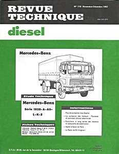 Boek: Mercedes-Benz NG - série 1928 - A, AS, L, K, S - Revue Technique Diesel (RTD 118)