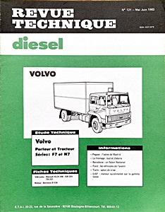 Livre : Volvo F 7 et N 7 - porteur et tracteur - moteurs TD70 E, TD70 F et TD70 G - Revue Technique Diesel (RTD 121)
