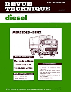 Livre : [RTD 128] MB 1222, 1422, 1622 et 1922 - moteur OM 421