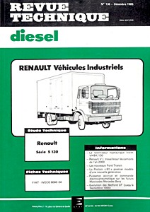 Livre : Renault Midliner Série S 130 - S130.06, S130.08, S130.09, S130.11 et S130.13 - Revue Technique Diesel (RTD 136)