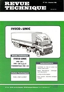 Boek: Iveco-Unic 190-30, 190-30 II et TurboStar 190-33 (depuis 1984) - Revue Technique Diesel (RTD 142)