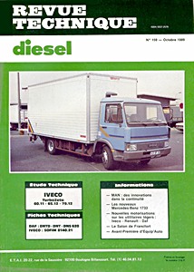 Livre : Iveco TurboZeta 60.11, 65.12 et 79.12 (depuis 1987) - Revue Technique Diesel (RTD 159)