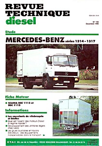 Livre : Mercedes-Benz LK - séries 1314 et 1317 - Revue Technique Diesel (RTD 166)