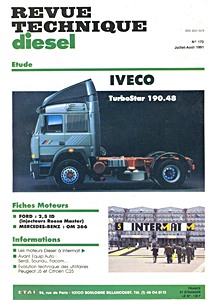 Livre : Iveco TurboStar 190.48 (depuis 1989) - Revue Technique Diesel (RTD 170)