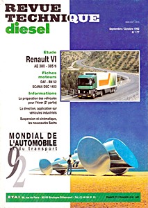 Boek: Renault AE 380 et AE 385 ti (depuis 1990) - Revue Technique Diesel (RTD 177)