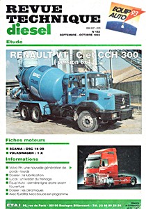 Livre : [RTD 183] Renault C 300 et CCH 300 - version 6x4