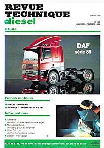 Livre : DAF série 85 (depuis 1992) - Revue Technique Diesel (RTD 185)