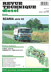 Livre : Scania série 93 - Revue Technique Diesel (RTD 188)