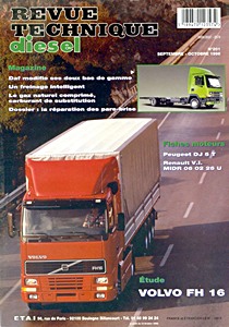 Livre : Volvo FH 16 (depuis 1993) - Revue Technique Diesel (RTD 201)