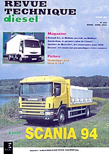 Livre : Scania série 94 - moteurs DSC 9 - Revue Technique Diesel (RTD 222)