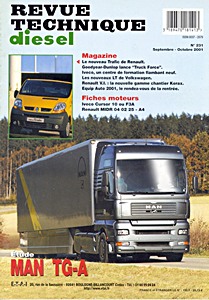 Livre : MAN TG-A - moteurs Euro 3 - Revue Technique Diesel (RTD 231)