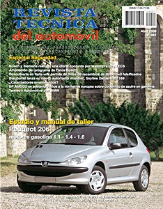Livre: Peugeot 206 - motores gasolina 1.1, 1.4 y 1.6 (desde 1998) - Revista Técnica del Automovil (RTA 081)