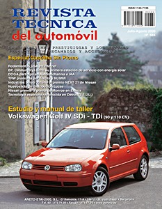 Livre: Volkswagen Golf IV - diesel SDI y TDI (1J, desde 1998) - Revista Técnica del Automovil (RTA 084)
