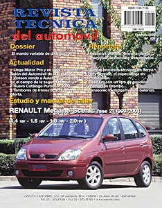 Livre: Renault Mégane Scénic I - Fase 2 - gasolina (1999-2001) - Revista Técnica del Automovil (RTA 101)