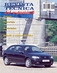 Livre: Opel Astra G - diesel 1.7 DTi y 2.0 Di/DTi 16V (desde 04/1998) - Revista Técnica del Automovil (RTA 108)