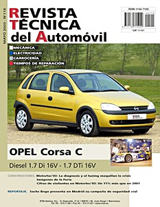 Livre: Opel Corsa C - diesel 1.7 Di 16V y 1.7 DTi 16V (desde 2000) - Revista Técnica del Automovil (RTA 115)