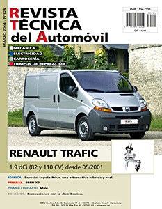 Livre: Renault Trafic II - diesel 1.9 dCi (desde 05/2001) - Revista Técnica del Automovil (RTA 124)