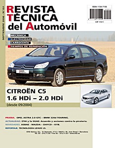 Livre: [151] Citroen C5 - 1.6 HDi y 2.0 HDi (09/2004->)