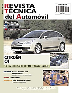 Livre: Citroën C4 - gasolina 1.6 16V / diesel 1.6 HDi (desde 11/2004) - Revista Técnica del Automovil (RTA 158)