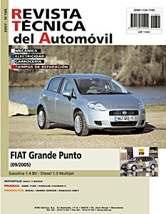 Livre: Fiat Grande Punto III (2005 -2013) - gasolina y diesel - Revista Técnica del Automovil (RTA 165)