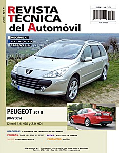 Książka: Peugeot 307 II - diesel 1.6 y 2.0 HDi (desde 06/2005) - Revista Técnica del Automovil (RTA 171)