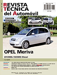 Livre: [198] Opel Meriva A - Fase 2 - 1.3 CDTI (01/06-10/09)