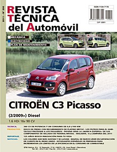 Livre: Citroën C3 Picasso II - Fase 1 - diesel 1.6 HDi (desde 02/2009) - Revista Técnica del Automovil (RTA 200)