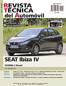 Livre: Seat Ibiza IV - Fase 2 - diesel 1.6 TDI (desde 05/2008) - Revista Técnica del Automovil (RTA 202)
