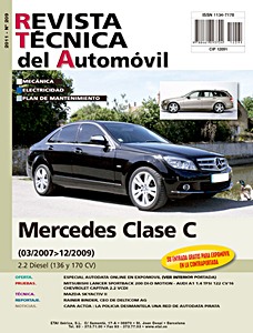 Livre: Mercedes-Benz Clase C III (204) - Fase 1 - diesel (03/2007-12/2009) - Revista Técnica del Automovil (RTA 209)