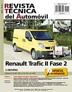 Livre: Renault Trafic II - Fase 2 - diesel (desde 08/2006) - Revista Técnica del Automovil (RTA 211)