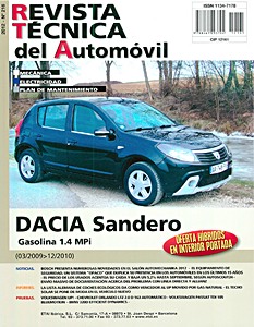 Livre: Dacia Sandero I - gasolina 1.4 MPi (03/2009-12/2010) - Revista Técnica del Automovil (RTA 216)
