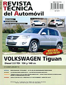 Livre: Volkswagen Tiguan - diesel 2.0 TDI (11/2007-05/2011) - Revista Técnica del Automovil (RTA 217)
