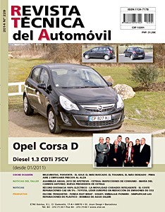 Livre: Opel Corsa D - Fase 2 - diesel 1.3 CDTi (desde 01/2011) - Revista Técnica del Automovil (RTA 229)