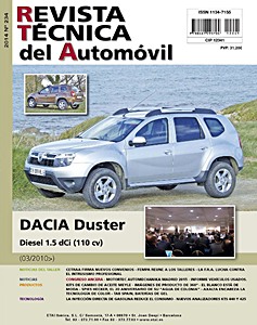 Livre: Dacia Duster - Fase 1 - diesel 1.5 dCi (desde 03/2010) - Revista Técnica del Automovil (RTA 234)
