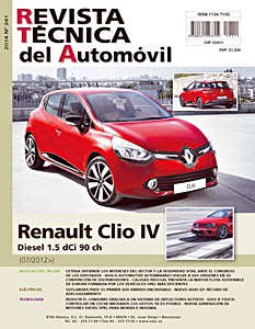 Livre: Renault Clio IV - Fase 1 - diesel 1.5 dCi (desde 07/2012) - Revista Técnica del Automovil (RTA 241)