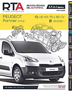 Peugeot Partner II - Fase 2 - diesel 1.6 HDi (desde 02/2012)