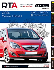 Livre: Opel Meriva II - Fase 1 - diesel 1.7 CDTi (09/2010 - 12/2013) - Revista Técnica del Automovil (RTA 245)